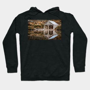 The Boatshed, Dove Lake, Cradle Mountain, Tasmania Hoodie